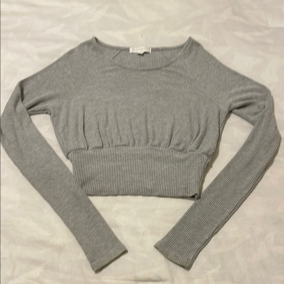 Spiritual Gangster Ribbed Crop Top - Picture 1 of 3